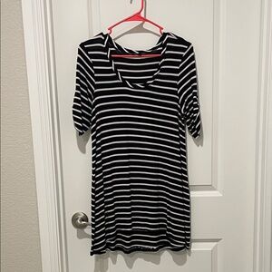 Black and White Striped Shirt